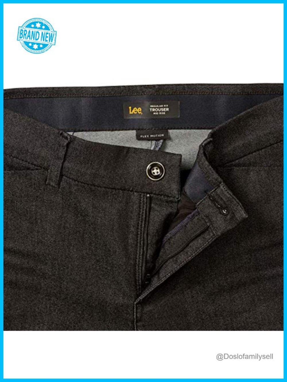 Plus Size Ultra Lux Comfort Flex Motion Trouser Pant Work Wear - Picture 3 of 4